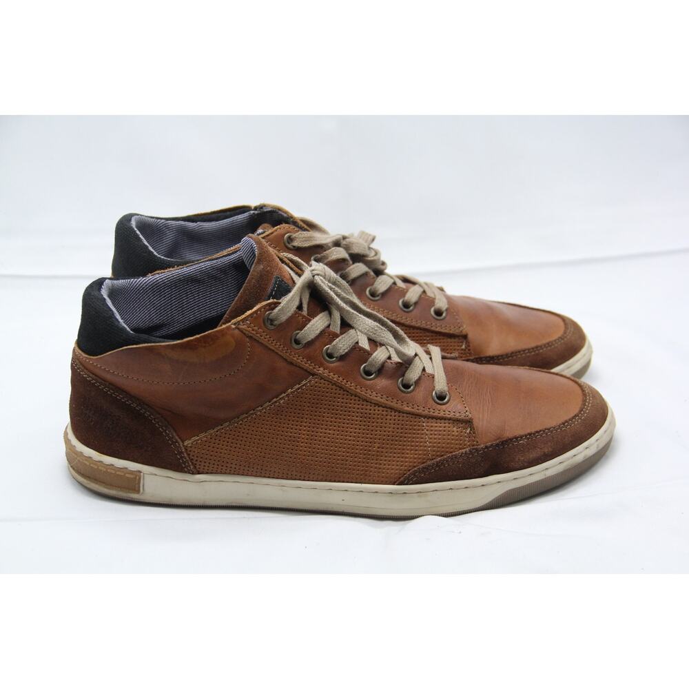 Bull Boxer Laytone Shoes Mens Size 11 Brown Leather Chukka Ankle Sneakers